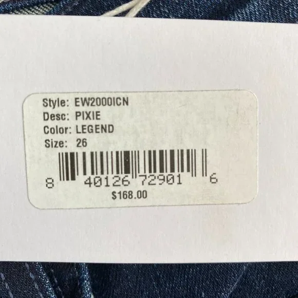 Edwin Pixie Jeans 9" Mid Rise Skinny - Picture 9 of 15